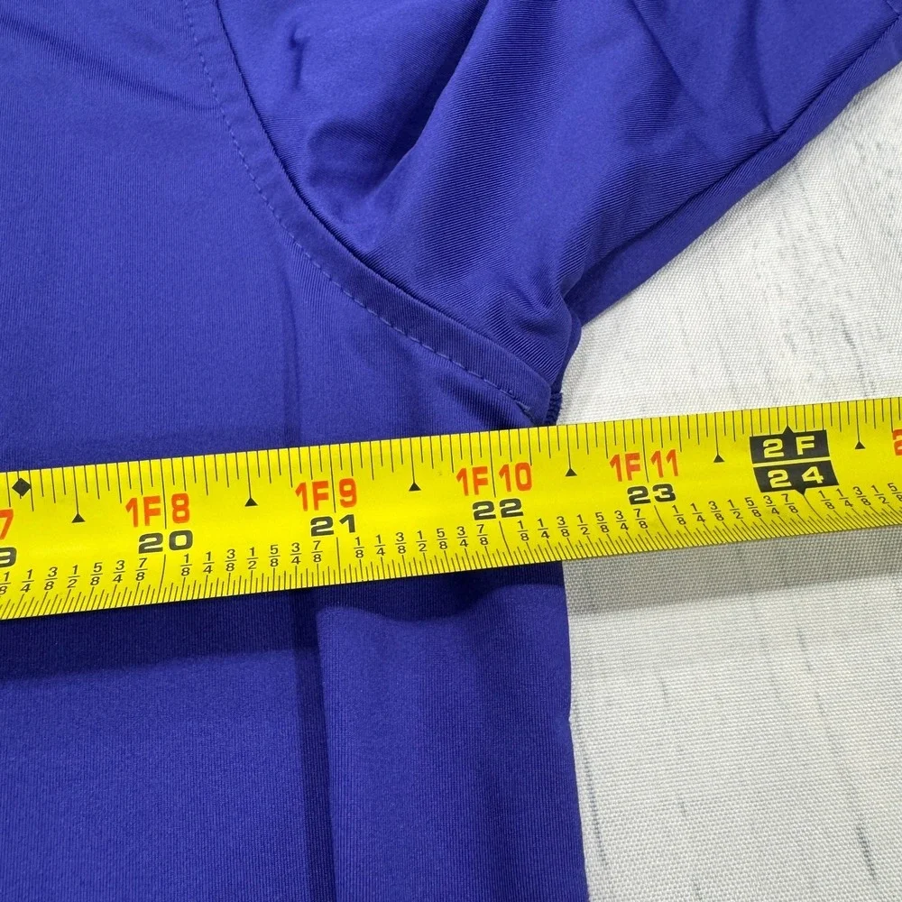 Footjoy Polo‎ Golf Shirt L Large Purple Mens Short Sleeve FJ